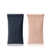 V-LAFUYLIFE Glasses Case Soft 2 Pack - Portable Leather Squeeze