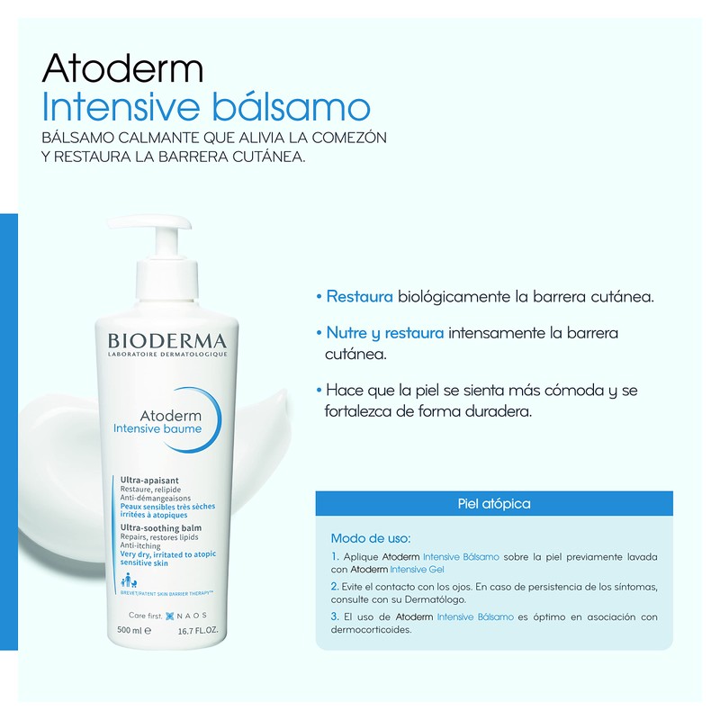 Atoderm Bálsamo Intensivo 500 ml