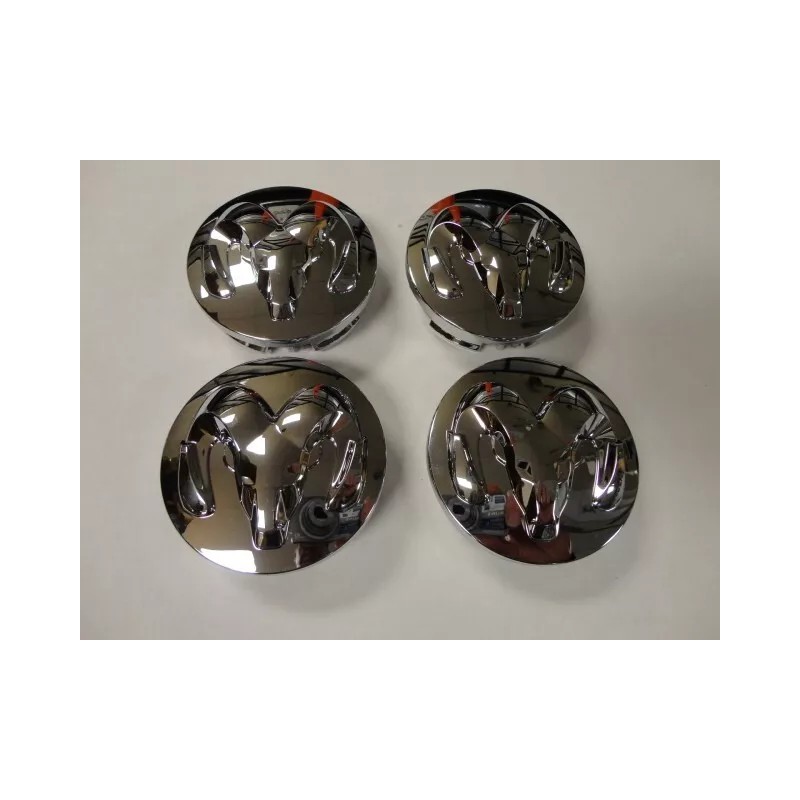Mopar 4 pcs set DODGE RAM 1500 CHROME WHEEL CENTER