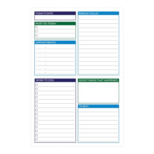 bloom daily planners Pocket Pad - Gender Neutral Double Sided