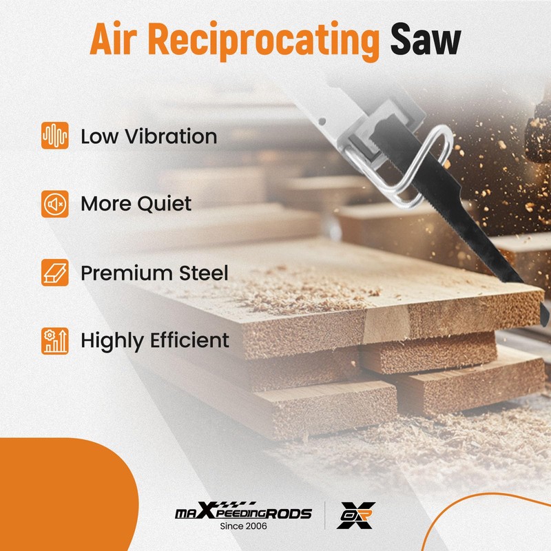 maXpeedingrods Air Reciprocating Body Saw and File Accessories Kit, Pneumatic