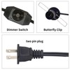 LCMLA Salt Lamp Cord with 6 Pcs 15W Bulbs 5