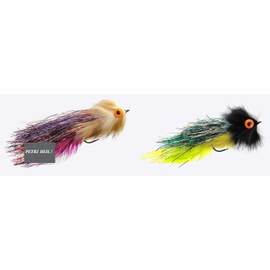 blntackle76 Set of 2 Jenzi Predatory Fish Streamers with Eye of Jenzi Approx. 17 cm 6/0 Hooks + Free Petri Heil! Sticker