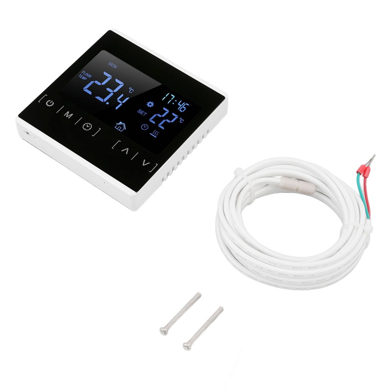 Smart Thermostat Backlit Touch Screen Dual Control Temperature Controller for