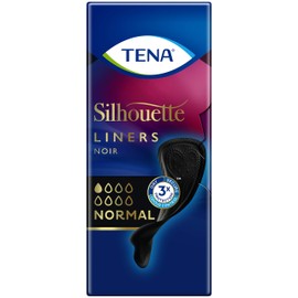 TENA Silhouette Liners Noir Normal, Pack of 26