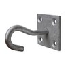 Faithfull FAICHGHOOK 8 mm (Dia) Galvanised Steel Hook On Pre-Drilled