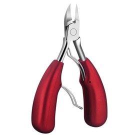 Nail Clippers for Thick Nails, Professional Heavy Duty Toenail Clippers for Adults, Older Men, Red