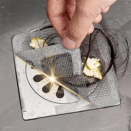 Pack of 30 Disposable Stickers Drain Protector Drain Filter Drain Strainer Hair Catcher for Shower Drains and Shower Drains