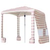 AMMSUN Beach Cabana, 6.2'×6.2' Beach Canopy, Easy Set up and