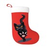 EHXEYC Black Cat Christmas Stockings Ornaments Candy Bags for Family