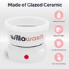 Willowash Electric Nail Soaking Bowl, Acetone-Proof Acrylic Remover Kit, Dip