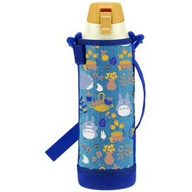 Skater KSDC10S Sports Bottle, Direct Drinking Water Bottle, 34.0 fl oz (990 ml), Includes Bottle Cover, My Neighbor Totoro Ghibli