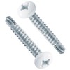 RV Screws White Pan Head Screw 8 X 1 for