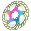 Mountain Bike TitaniumPlated Cooling Disc Brake Rotor 6 Nails Cycling