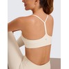 CRZ YOGA Butterluxe Women's Racerback Sports Bra Padded Without Underwire