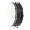 6 Inch Tambourines Double Row Melodious Polished Reflective Drum Hand