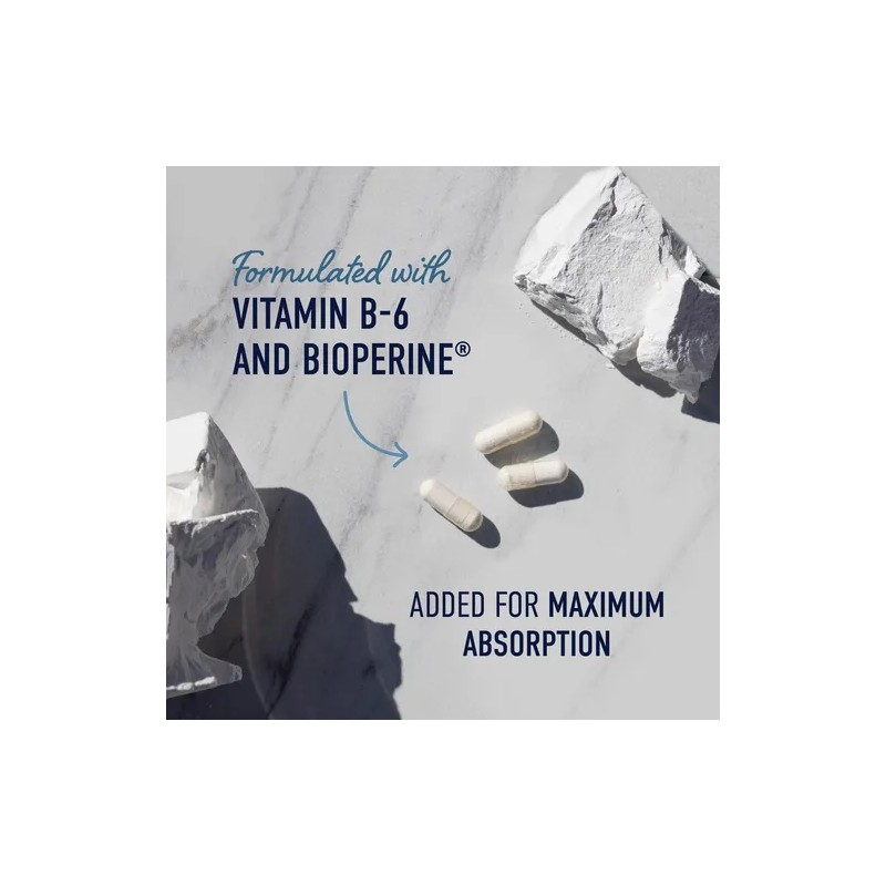 Zinc Glicinato 30 Mg Traacs, 120 Cpsulas, Bioperine Y B6