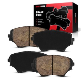 Torchbeam Front Disc Ceramic Brake Pads Kit Fits2001-2005 Toyota RAV4, 4pcs Automotive Replacement Brake Pads,D862