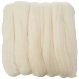 RAYHER 5365502 Merino Worsted Train, superfein, 18 mic, Blister pack – White, 50 g