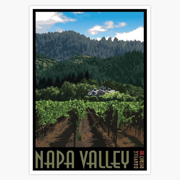 Napa Valley - Far Niente Winery Ii Vinyl Sticker Waterproof