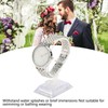 3pcs Women Watch Rhinestone Bracelet Set Accurate Time Stylish Waterproof