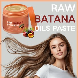 SONGQEE Raw Batana Oils Paste,Long-Lasting Moisturizing Batana Oil Paste for Hair Growth,Raw Batana Oil Hair Mask Strengthener oil Repair Split Ends,Prevents Hair Loss & Treats Dry Hair