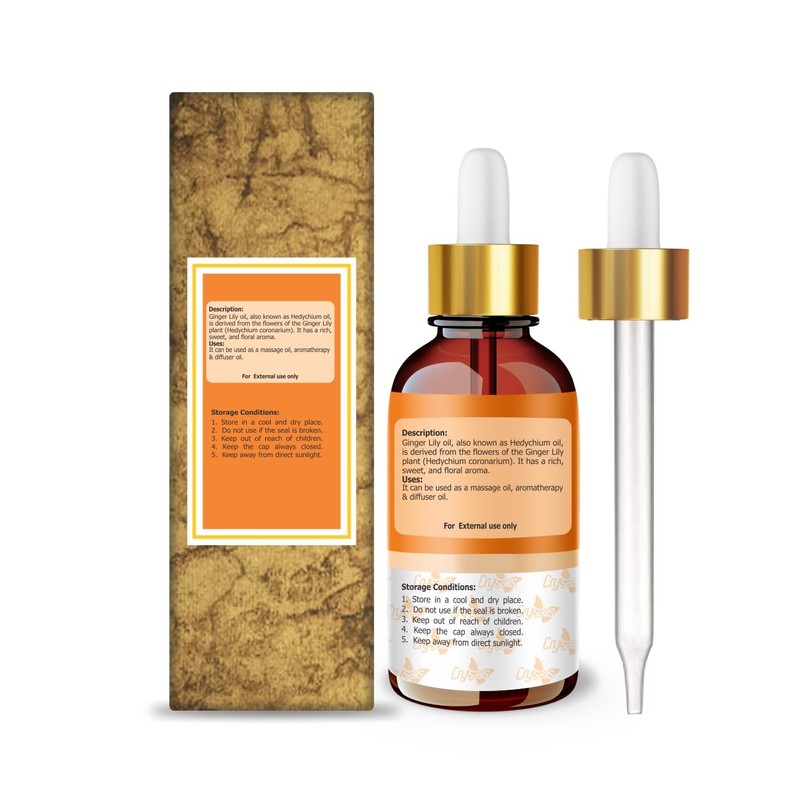 Crysalis Ginger Lily Pure Essential Oil (Hedychium coronarium) Steam Distilled