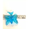 Ganz World Miniature Mini Glass Collectible Figurine BLUE BUTTERFLY 1"