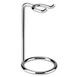 Linkidea Stainless Steel Safety Razor Stand, Brush Shaving Holder, Deluxe Men's Shaving Holder Base, Brush and Razor Holder Stand with Non-Slip Base (Height 4")