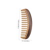 Baluue 1pc Sandalwood Wide Tooth Massage Comb Hand-carved Anti-static for