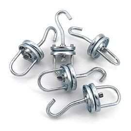 High Temp Masking Supply Heavy Duty Rotating Spinner Hooks - 250 Pound Capacity (5)