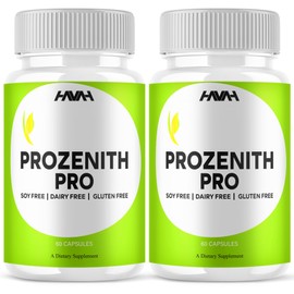 (2 Pack) Prozenith Pro Pills Prozenith Capsules, Prozenith Maximum Strength Overall Wellness Pink Salt Support Supplement Men Women, Prozeniths Premium Dietary Health Support Formula (120 Capsules)