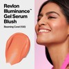 Rubor Revlon Illuminance Gel Serum Blush tono Beaming Coral