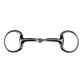 JP Korsteel Stainless Steel Heavyweight 19mm Solid Eggbutt Snaffle Bit, 5"