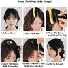 Air Side Bangs Clip in Human Hair Bangs Straight Clip