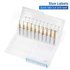LUNYEE 40pcs End Mills CNC Router Bits with ER11, ER16