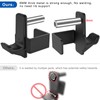 Kipika J-Hooks for Squat/Power Rack, Weight Plate Holder Set for