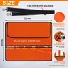 QIQU Orange Chef Knife Bag With 20 Slots Cutlery Knives