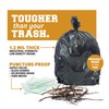 Plasticplace 95-96 Gallon Heavy Duty Trash Bags, Garbage Bags, Puncture-Resistant,