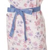 Francfranc Flower Cotton Full Apron Pink