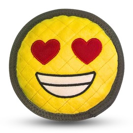 ReadyHound Durable Big Smile Emoji Squeaky Dog Toy for Aggressive Chewers, Tough Aggressive Dog Chew Toy, Chewer Dog Toy for Puppy, Small, and Medium Dogs
