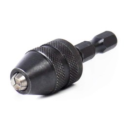 Gasea 0.5-3mm Quick Change 1/4" Hex Shank Keyless Drill Chuck Converter Adaptor