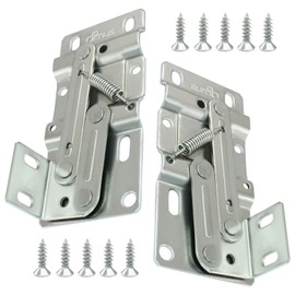 vibedor 1 Pair Tip Out Tray Hinges, Scissor Hinge Kitchen Cabinet Door Hinges for Bathroom Cabinet Organizer or Kitchen Sink