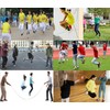 JZK 4.8m Long skipping rope for multiplayer for kids and