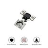 Ravinte 50 Pack 25 Pair 1/2 inch Overlay Cabinet Hinges
