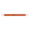 WristCo Neon Orange Smiley Face 3/4" Tyvek Wristbands - 500