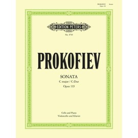 Prokofiev: Sonata in C Op.119 (Cello and Piano) (EP4710) (Edition Peters)