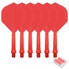 CyeeLife 6pcs Molded Dart Flights and Shafts,one Piece Integrated Accessory