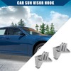 Hihaha 91512-SX0-003 Sun Visor Hook Clip Bracket Retainer for Chrysler