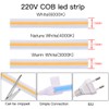 pcning Extremely Bright COB LED Strip 230 V Direct Connection